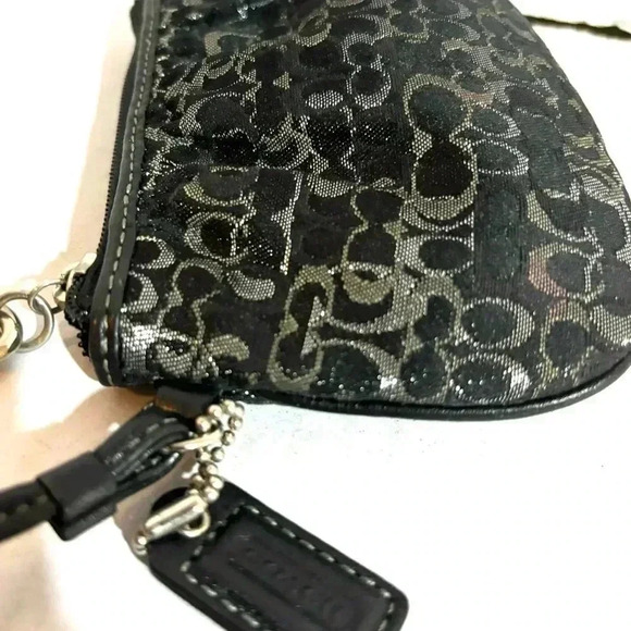 Coach vintage cc signature print  canvas wristlet wallet - Picture 5 of 7